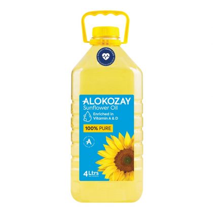 100% Pure Sunflower Oil 4 Ltrs / زيت عباد الشمس 4 لتر