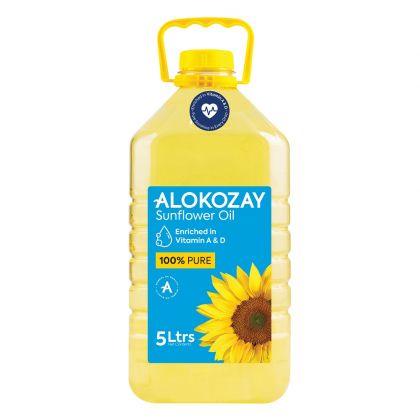 100% Pure Sunflower Oil 5 Ltrs / زيت عباد الشمس 5 لتر