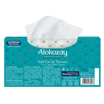 Soft Facial Tissues - Car Tissues (Assorted Colour Boxes) - 70 Sheets X 2 Ply