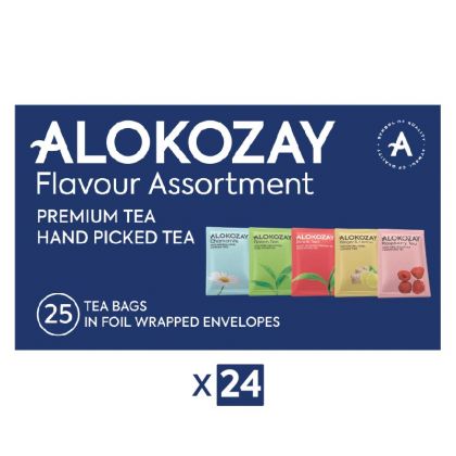 Flavour Assortment Tea - 25 Tea Bags In Foil Wrapped Envelopes X Pack Of 24