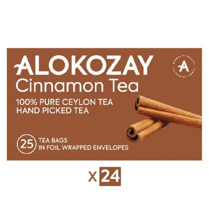 Cinnamon Tea - 25 Tea Bags In Foil Wrapped Envelopes X Pack Of 24