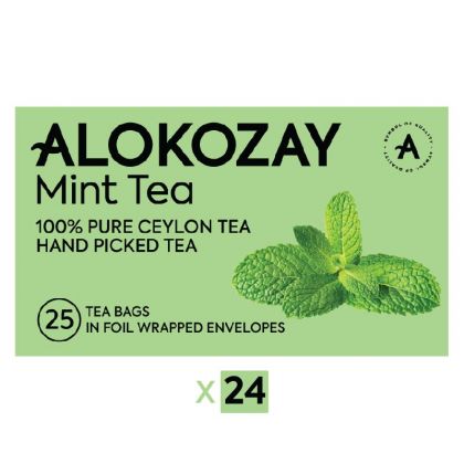 شاي النعناع - 25 كيس شاي × 24 / Mint Tea - 25 Tea Bags In Foil Wrapped Envelopes X Pack Of 24