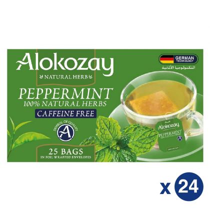 Peppermint Tea - 25 Tea Bags In Foil Wrapped Envelopes X Pack Of 24