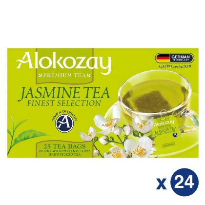Jasmine Tea - 25 Tea Bags In Foil Wrapped Envelopes X Pack Of 24