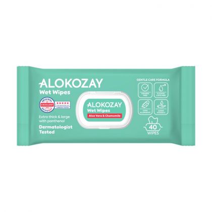 Wet Wipes - Aloe-Vera & Chamomile - 40 Wipes