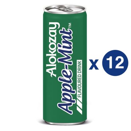 Apple-Mint Flavoured Drink - 250 Ml X Pack Of 12 Cans