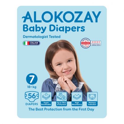 Baby Diapers - Size 7 (18+ Kg) - 56 Diapers