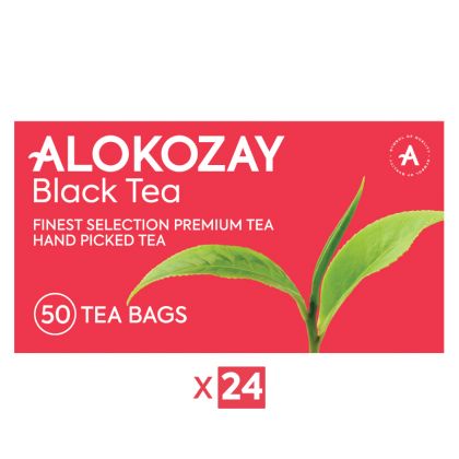 عبوة من 24 صناديق Xشاي أسود 50 كيس / Black Tea - 50 Tea Bags X Pack Of 24