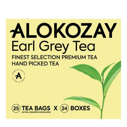 24 X شاي إيرل جراي - 25 كيس شاي / Earl Grey - 25 Tea Bags In Foil Wrapped Envelopes X Pack Of 24