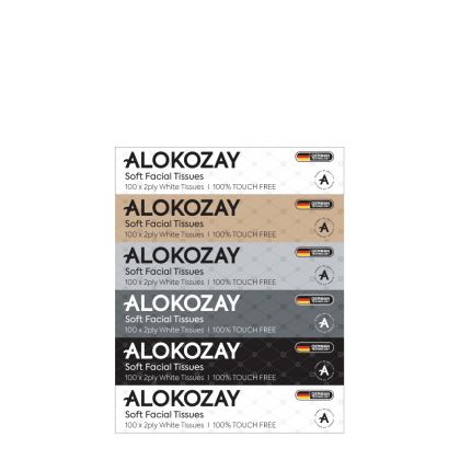 مناديل وجه ناعمة جديدة 100 منديل × طبقتين - عبوة من 6 / Soft Facial Tissues - 100 Sheets X 2 Ply - Pack Of 6 Boxes