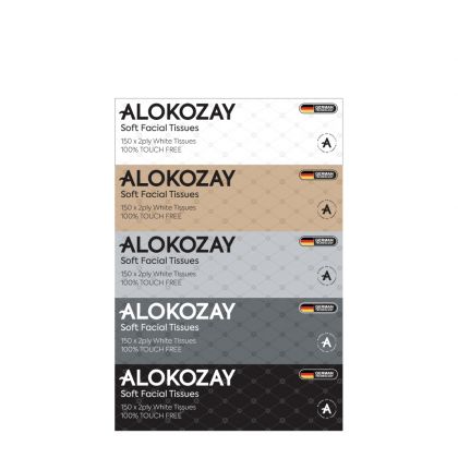مناديل وجه ناعمة جديدة 150 منديل × طبقتين - عبوة من 5 / Soft Facial Tissues - 150 Sheets X 2 Ply - Pack Of 5 Boxes