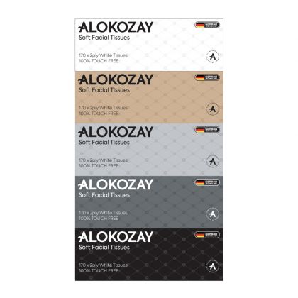 Soft Facial Tissues - 170 Sheets X 2 Ply - Pack Of 5 Boxes