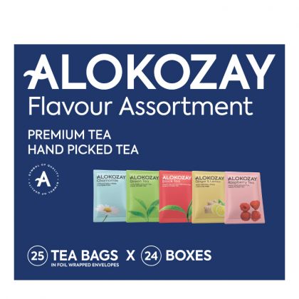 24 X تشكيلة النكهة / Flavour Assortment Tea - 25 Tea Bags In Foil Wrapped Envelopes X Pack Of 24