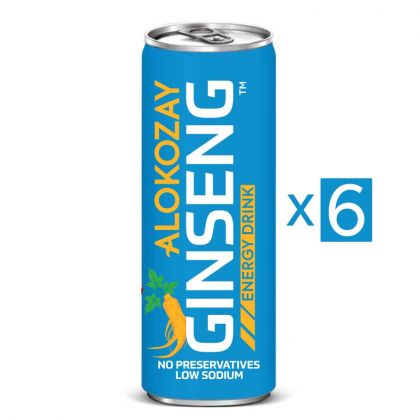 Alokozay Ginseng Energy Drink X Pack Of 6 Cans