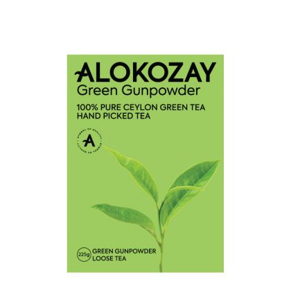 شاي أخضر بودرة ناعم - 225 جم / Green Gunpowder Loose Tea - 225Gms