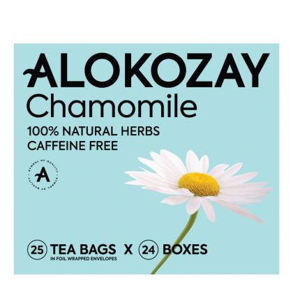 شاي أعشاب الكاموميل - 25 كيس شاي × 24 / Herbal Camomile - 25 Tea Bags In Foil Wrapped Envelopes X Pack Of 24