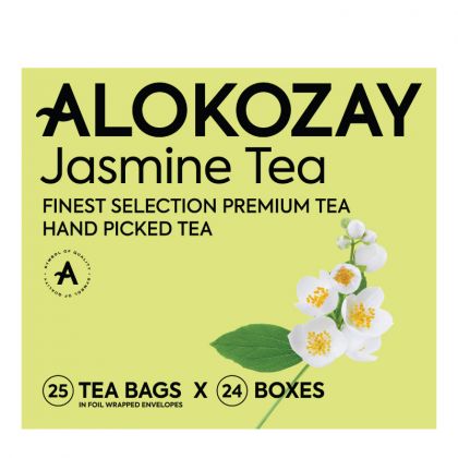 Jasmine Green Tea - 25 Tea Bags In Foil Wrapped Envelopes X Pack Of 24