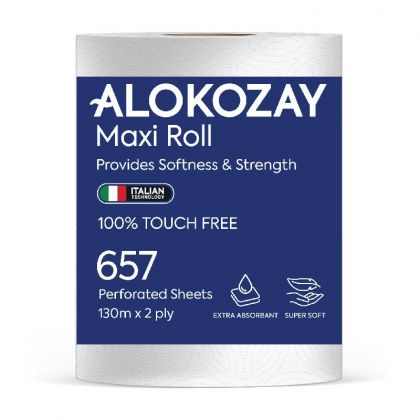 Maxi Roll - 657 Sheets X 2Ply - 130 Meters