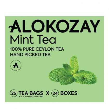 شاي النعناع - 25 كيس شاي × 24 / Mint Tea - 25 Tea Bags In Foil Wrapped Envelopes X Pack Of 24