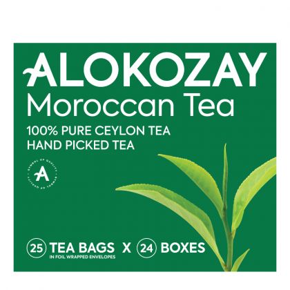 Moroccan Tea - 25 Tea Bags In Foil Wrapped Envelopes X 24 / شاي مغربي - 25 كيس شاي × 24