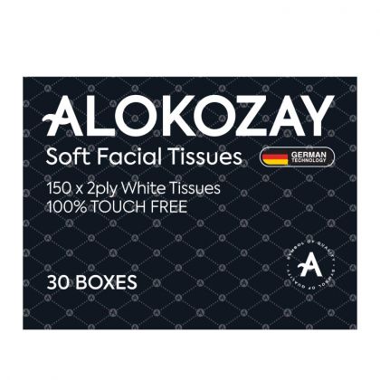 مناديل ناعمة للوجه 150 × 2 رقائق - 30 عبوة / Soft Facial Tissues - 150 Sheets X 2 Ply X Pack Of 30 Boxes