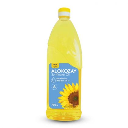 100% Pure Sunflower Oil 750 Ml / زيت عباد الشمس 750 مل