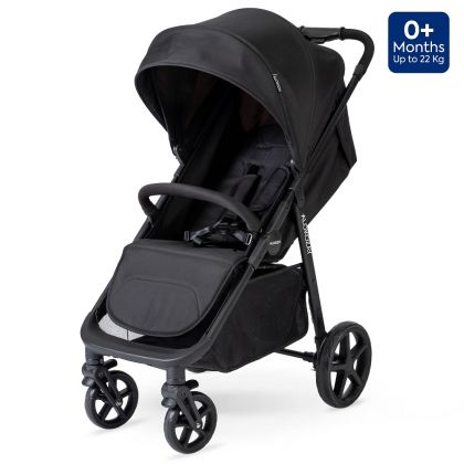 Premium Baby Stroller With Extendable Canopy, Large Storage & One Hand Fold