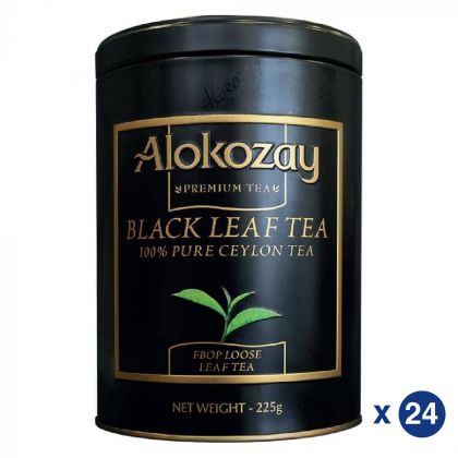 Fbop Loose Black Leaf Tin Tea 225Gms X Pack Of 24