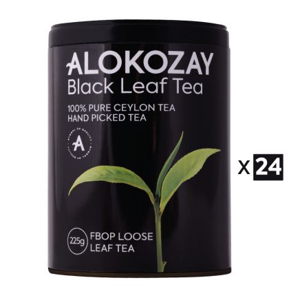 Fbop Loose Black Leaf Tin Tea 225Gms X Pack Of 24
