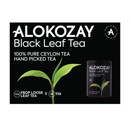  شاي قصدير 125 جم × عبوة من 24 / Fbop Loose Black Leaf Tin Tea 125Gms X Pack Of 24