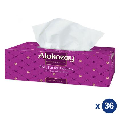 Facial Tissues - 150 Sheets X 2 Ply X Pack Of 36