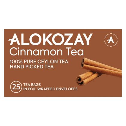 Cinnamon Tea - 25 Tea Bags In Foil Wrapped Envelopes / شاي بالقرفة - 25 كيس شاي