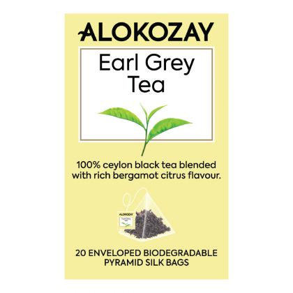 Earl Grey Tea - 20 Silken Pyramid Tea Bags (Biodegradable)