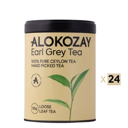 Earl Grey Loose Leaf Tin Tea 125 Grams X Pack Of 24