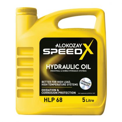Speedx - Hlp 68 Hydraulic Oil Industrial & Mobile Hydraulic Systems - 5 Liters