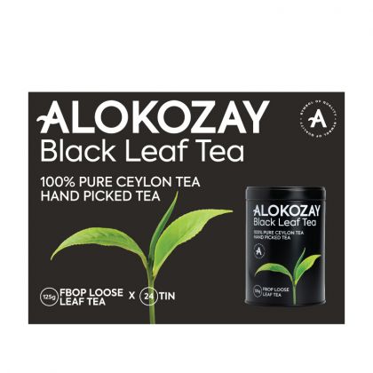 Fbop Loose Black Leaf Tin Tea 125Gms X Pack Of 24