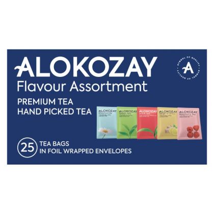 شاي بنكهات متنوعة 25 - أكياس شاي / Flavour Assortment Tea - 25 Tea Bags In Foil Wrapped Envelopes