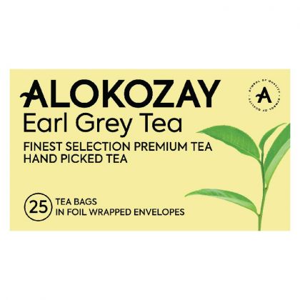 شاي إيرل جراي - 25 كيس شاي / Earl Grey Tea - 25 Tea Bags In Foil Wrapped Envelopes