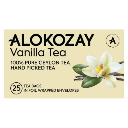 Vanilla Tea - 25 Tea Bags In Foil Wrapped Envelopes
