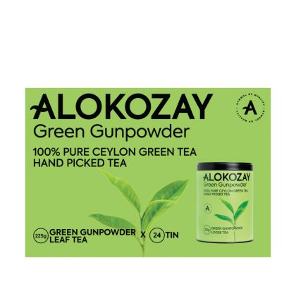 Green Gunpowder Loose Tin Tea 225 Grams X Pack Of 24