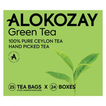 Green Tea - 25 Tea Bags In Foil Wrapped Envelopes X Pack Of 24
