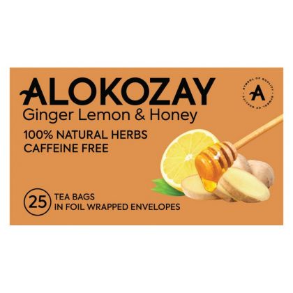 Ginger Lemon & Honey Herbal Tea - 25 Tea Bags                              