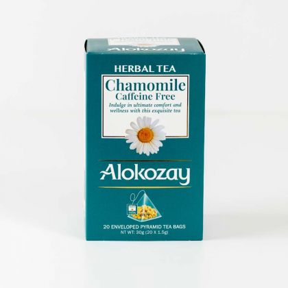 Herbal Chamomile Tea - 20 Silken Pyramid Tea Bags (Biodegradable)