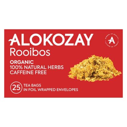 Rooibos Organic Herbal Tea - 25 Tea Bags In Foil Wrapped Envelopes / شاي الأعشاب العضوي رويبوس - 25 كيس شاي
