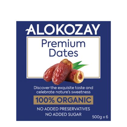 6 X تمور فاخرة - 500 جم / Premium Dates - 500 Grams X Pack Of 6