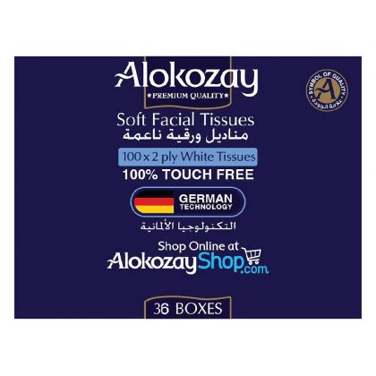 New Soft Facial Tissues - 100 Sheets X 2 Ply X Pack Of 36 Boxes