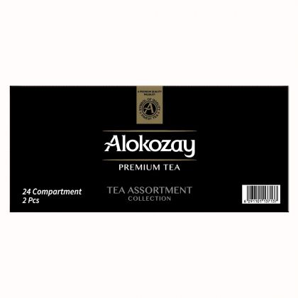 Wooden Tea Box 24 Compartments - 288 Assorted Tea Bags X Pack Of 2