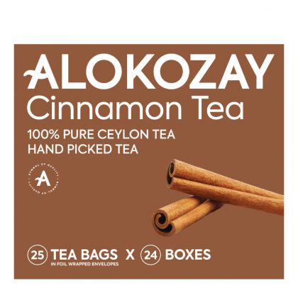 Cinnamon Tea - 25 Tea Bags In Foil Wrapped Envelopes X Pack Of 24