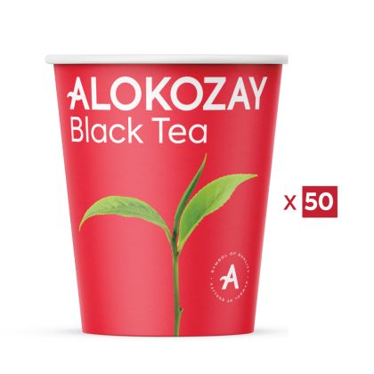 Paper Cup 7 Oz X 50 Pieces - Disposable Tea Cup (Assorted Colours)