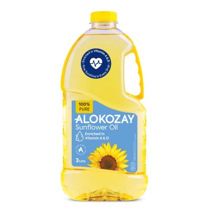 100% Pure Sunflower Oil 3 Ltrs